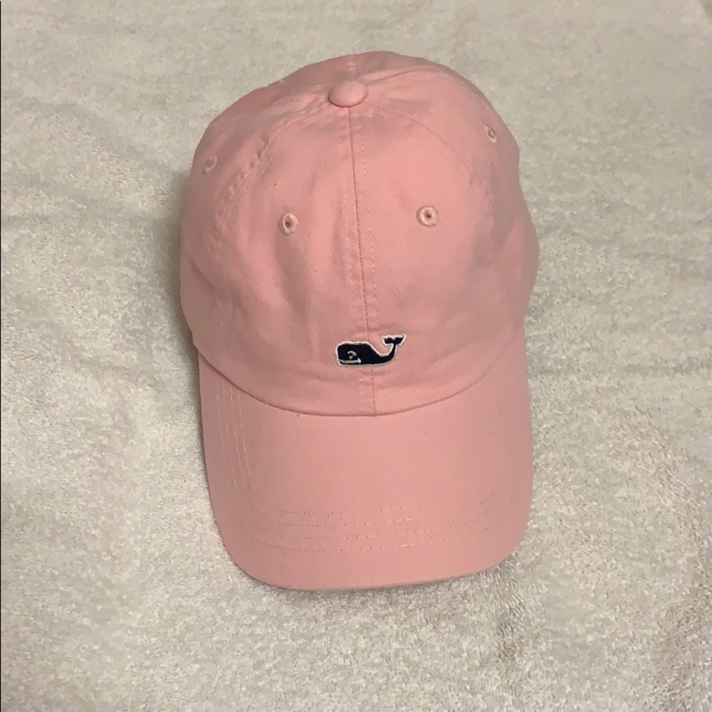 Vineyard Vines Twill Pink Baseball Hat